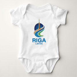 Riga Latvia Baby Strampler