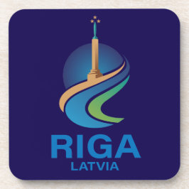 Riga Latvia Getränkeuntersetzer