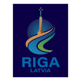 Riga Latvia Poster