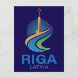 Riga Latvia Postkarte