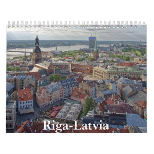 Riga-Lettland-Kalender Kalender