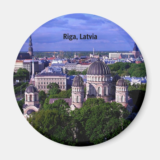 Riga, Lettland Magnet (Vorne)