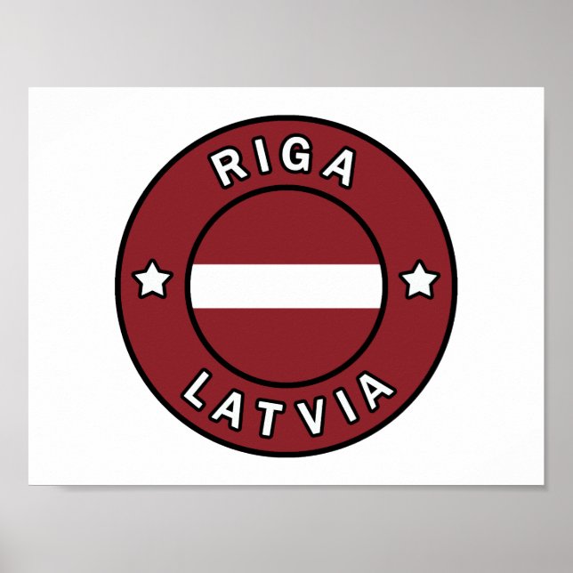 Riga Lettland Poster (Vorne)