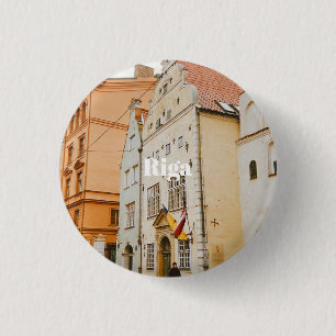 Riga-Stadtbild flexibler Photo-Magnet Button