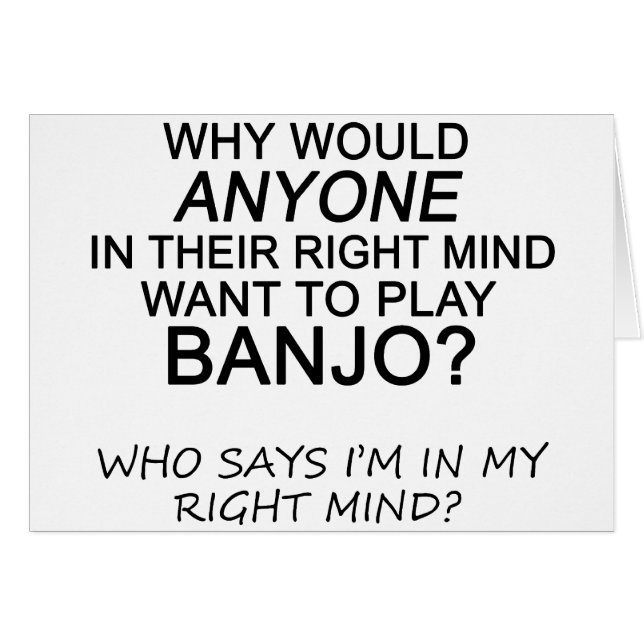 Right Mind Banjo (Devant horizontal)