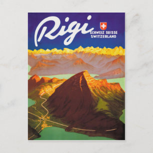 Rigi-Berg, Schweiz Postkarte
