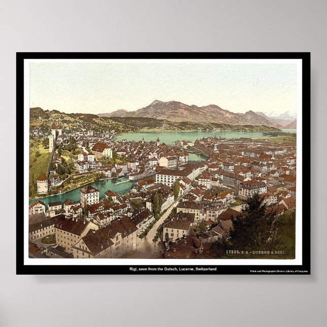 Rigi, Lucerne, Switzerland Poster (Vorne)