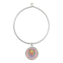 Bracelet avec breloque ronde