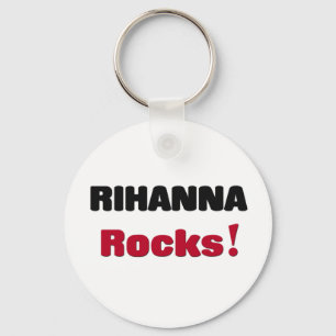 Rihanna-Felsen Schlüsselanhänger