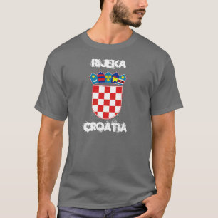 Rijeka, Kroatien mit Wappen T-Shirt