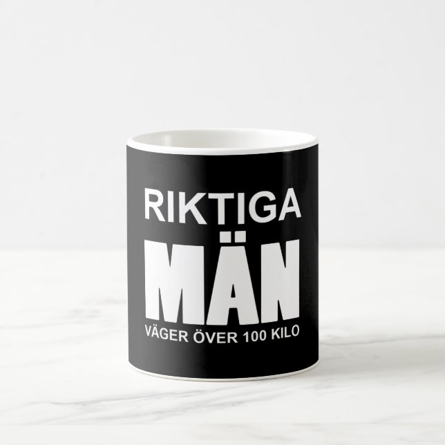Riktiga män väger över 100 kilo kaffeetasse (Mittel)