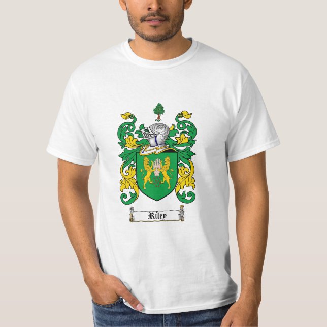 Riley-Familienwappen - Riley-Wappen T-Shirt (Vorderseite)