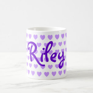 Riley im Lila Kaffeetasse