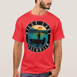 Riley Lake Wisconsin Fischerei T-Shirt