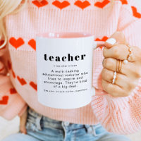 RILEY Moderner Niedlich Teacher Definition Bewertu