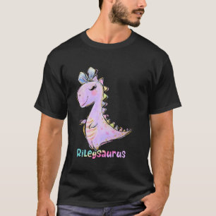 Riley Name Shirt Girl Dinosaur Birthday Party Rile