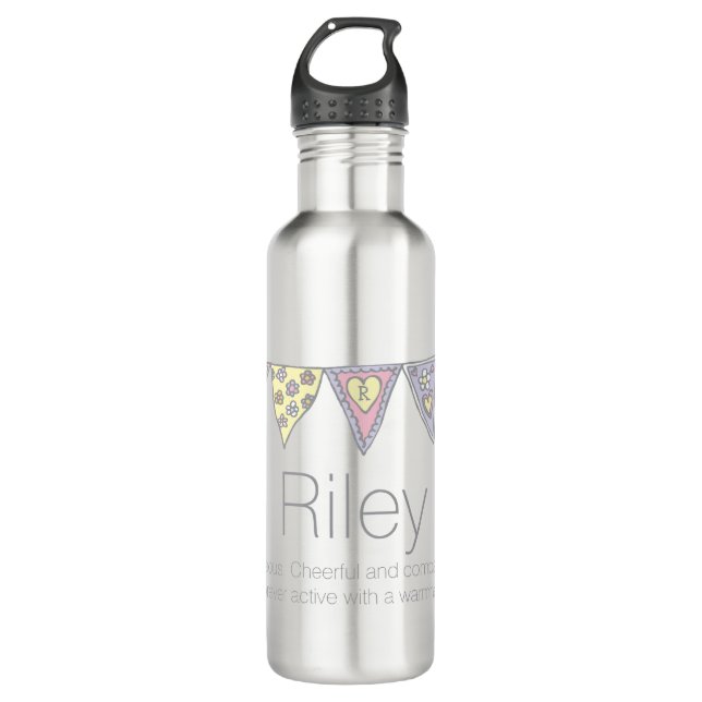 Riley nom signifiant bouteille de boissons à base  (Devant)