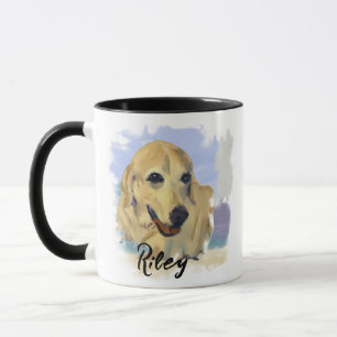 „Riley“ – Portrait eines Hundes - Mach es zu deine Tasse
