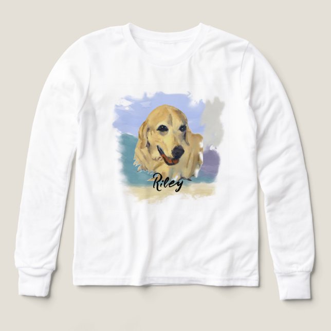 “Riley” – Portrait of a Dog - Personalize Yours (Design Vorderseite)