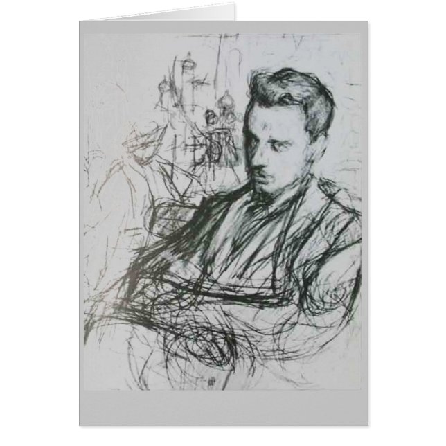 Rilke - Skizze (Vorne)