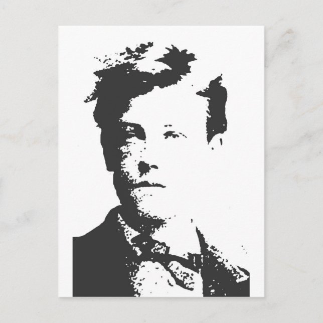 Rimbaud Postkarte (Vorderseite)