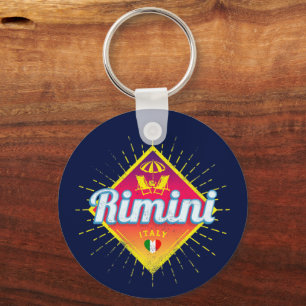 Rimini Emilia-Romagna Italien Retro Sunset Vintag Schlüsselanhänger