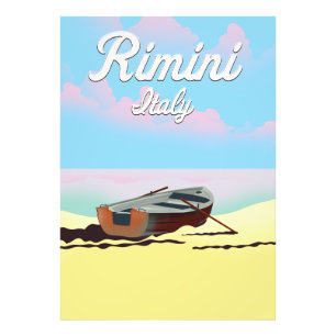 Rimini Italien Strandposter Fotodruck