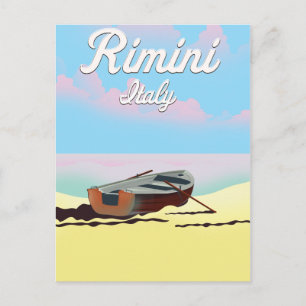 Rimini Italien Strandposter Postkarte