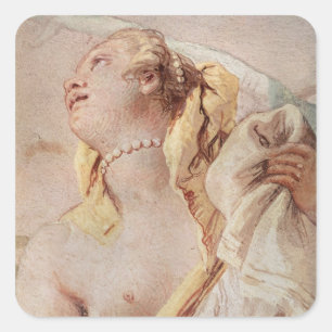 Rinaldo Abandoning Armida Quadratischer Aufkleber