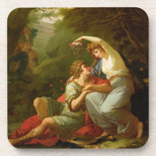 Rinaldo und Armida, 1771 (Öl auf Leinwand) Getränkeuntersetzer