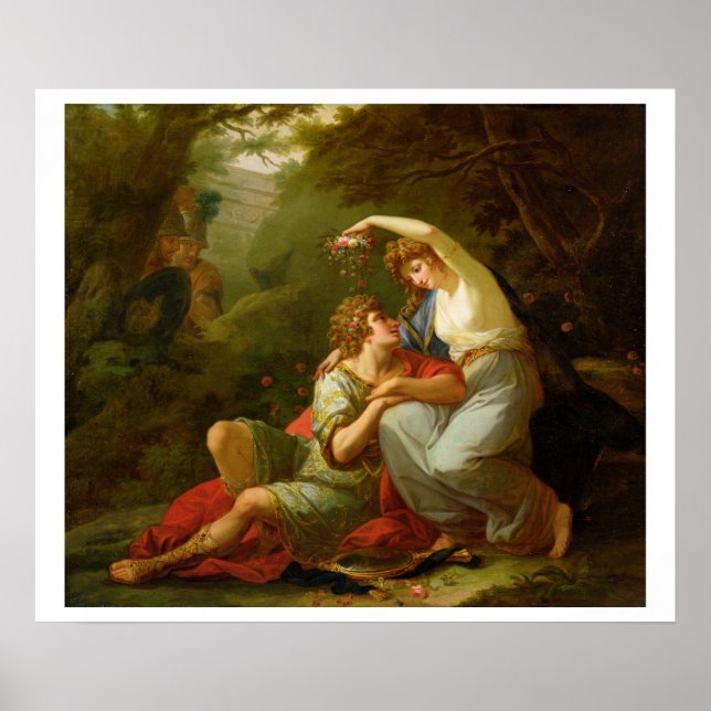 Rinaldo und Armida, 1771 (Öl auf Leinwand) Poster (Vorne)