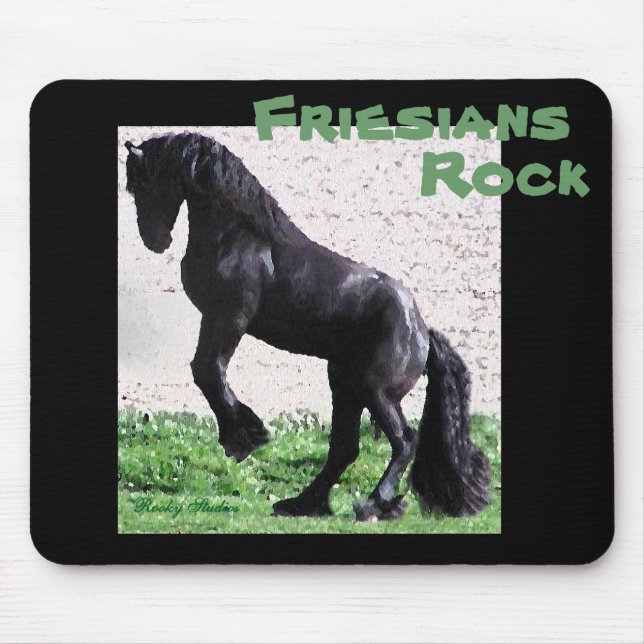Rind-Felsen Mousepad (Vorne)