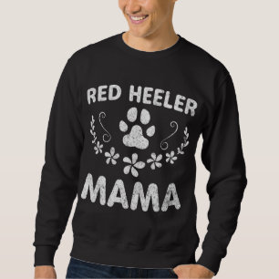 Rind Hund Lover Besitzer Funny Hund Mama Gift Red Sweatshirt