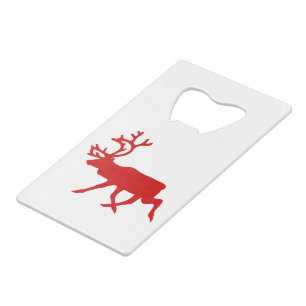 Rindeer rouge / Silhouette caribou