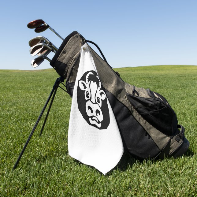 Rinder Golfhandtuch (Gras)