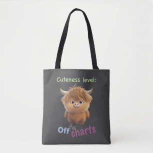 Rinder Kutness Level Niedlich Adortable Funny Zita Tasche
