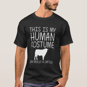 Rinder, leicht Halloween, menschliche Kostümkühe K T-Shirt