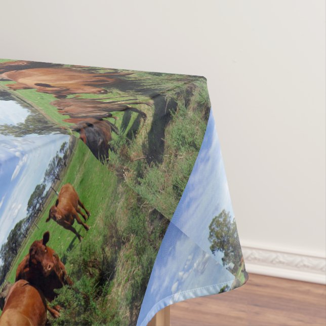 Rinderherde im Land, Tischdecke (Beispiel)
