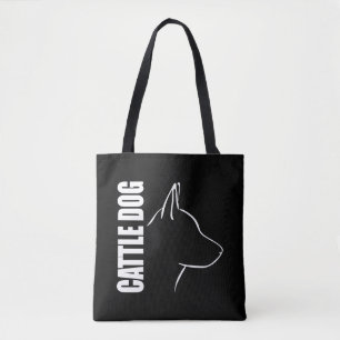 Rinderhund-Profil Hundemutter Tasche