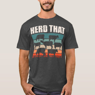 Rinderzucht I Kuh Bauer in der Landwirtschaft T-Shirt