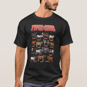 Rinderzuchtbetriebe Heifer Bull Bauer und T-Shirt