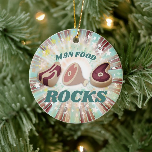 Rindfleisch aus Fleisch von Menschenkost personali Keramik Ornament (Baum)