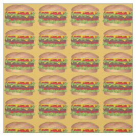 Rindfleisch Burger Käse Fast Food Cheeseburger Fab Stoff