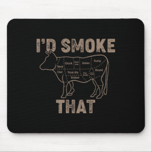 Rindfleisch - das rauche ich - Grillen Mousepad