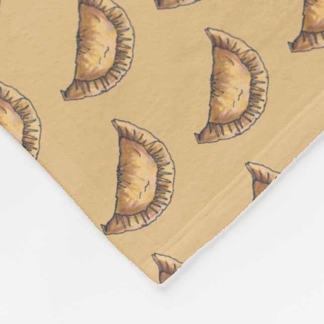 Rindfleisch Empanadas Spanisch Lateinamerikanische Fleecedecke (Ecke)