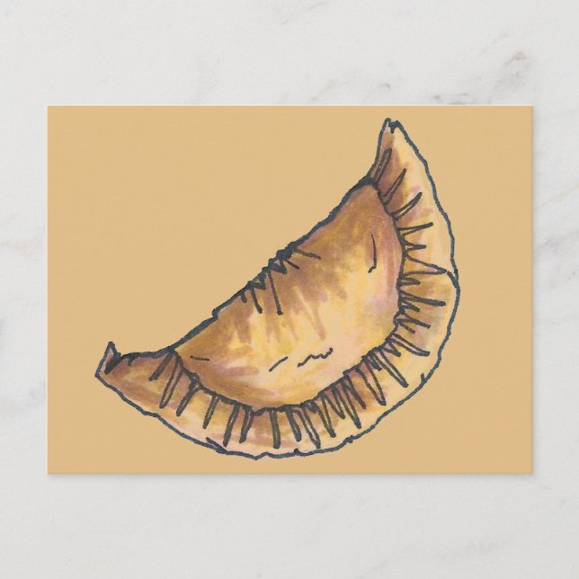 Rindfleisch Empanadas Spanisch Lateinamerikanische Postkarte (Vorderseite)
