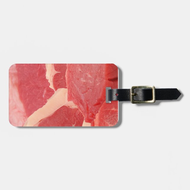 Rindfleisch Gepäckanhänger (Vorderseite horizontal)