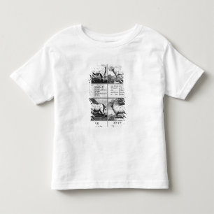 Rindfleisch, Kalbfleisch, Schweinefleisch und Kleinkind T-shirt