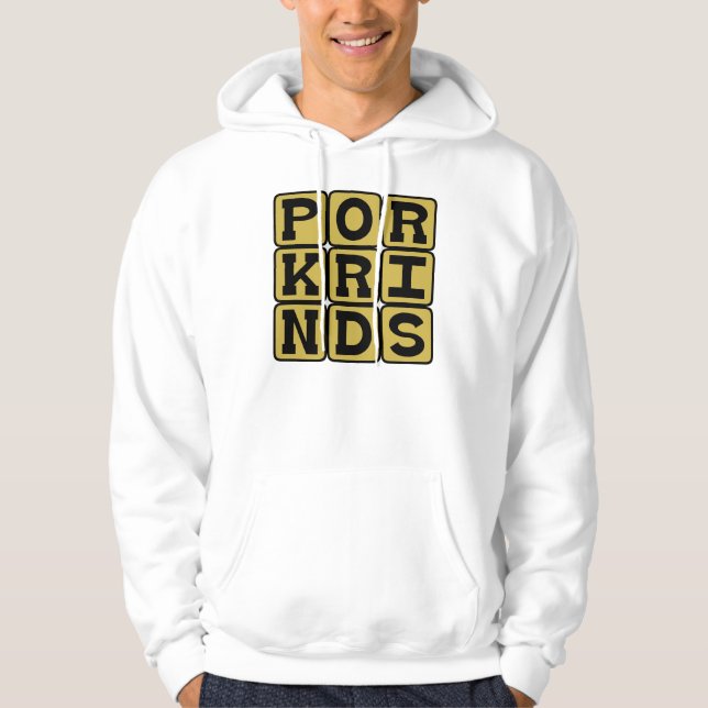 Rindfleisch, Schweinsnack Hoodie (Vorderseite)
