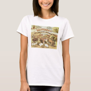 Rindfleisch-u. Schweinefleisch-Verpacker, c.1880 T-Shirt
